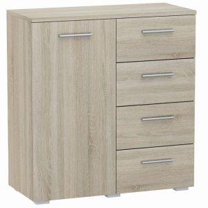 Komoda szafka HELENA 80cm 1D4S SONOMA 4 szuflady 516244