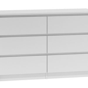Komoda szafka Karo 6 szuflad K120 biała 78411 Komoda szafka Karo 6 szuflad K120 biała 78411