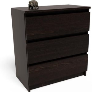 Komoda szafka P3 EX3 wenge 3 szuflady płyta 18mm 220958 Komoda szafka P3 EX3 wenge 3 szuflady płyta 18mm 220958