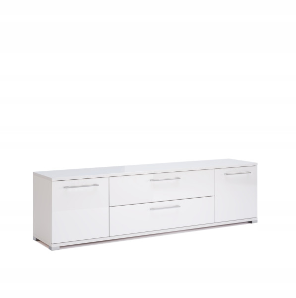 Komoda Szafka RTV Sypialnia Salon 190cm Biały Połysk 303718