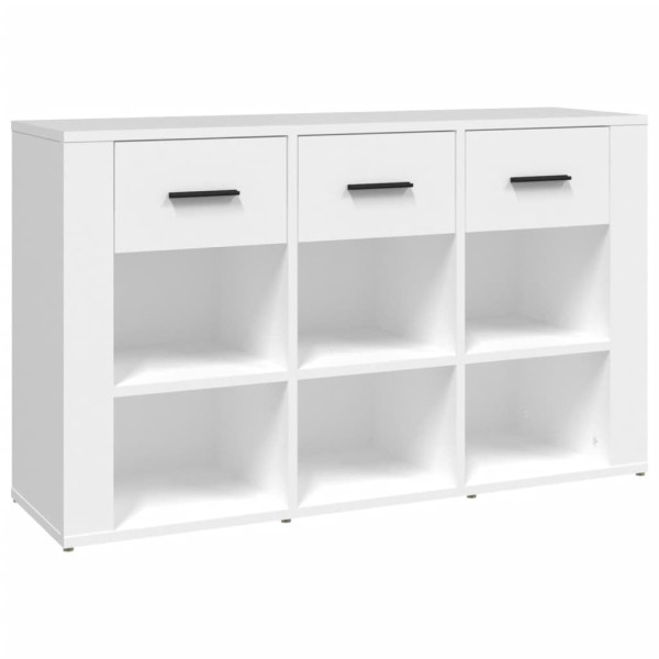 Komoda Szafka Stolik Półki do Salonu Pokoju Biała 100x30x59.5 cm 765520
