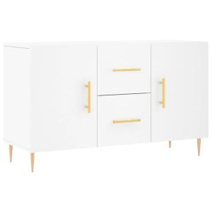Komoda Szafka Stolik Półki do Salonu Pokoju Biała 100x36x60 cm 766549 Komoda Szafka Stolik Półki do Salonu Pokoju Biała 100x36x60 cm 766549