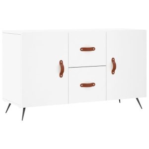 Komoda Szafka Stolik Półki do Salonu Pokoju Biała 100x36x60 cm 765518 Komoda Szafka Stolik Półki do Salonu Pokoju Biała 100x36x60 cm 765518