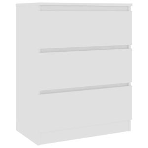 Komoda Szafka Stolik Półki do Salonu Pokoju Biała 60 x 35 x 76 cm 766545 Komoda Szafka Stolik Półki do Salonu Pokoju Biała 60 x 35 x 76 cm 766545