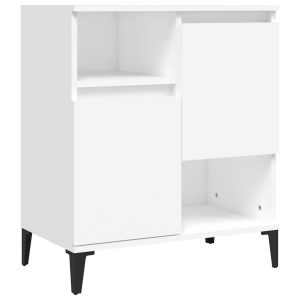 Komoda Szafka Stolik Półki do Salonu Pokoju Biała 60x35x70 cm 766554 Komoda Szafka Stolik Półki do Salonu Pokoju Biała 60x35x70 cm 766554