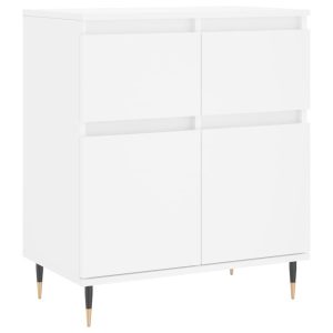 Komoda Szafka Stolik Półki do Salonu Pokoju Biała 60x35x70 cm 766537 Komoda Szafka Stolik Półki do Salonu Pokoju Biała 60x35x70 cm 766537