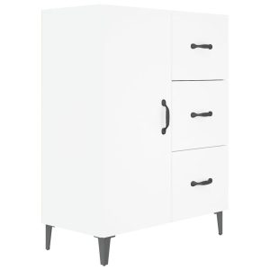 Komoda Szafka Stolik Półki do Salonu Pokoju Biała 69.5x34x90 cm 765523 Komoda Szafka Stolik Półki do Salonu Pokoju Biała 69.5x34x90 cm 765523