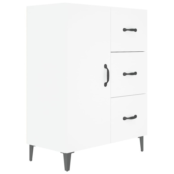 Komoda Szafka Stolik Półki do Salonu Pokoju Biała 69.5x34x90 cm 765523