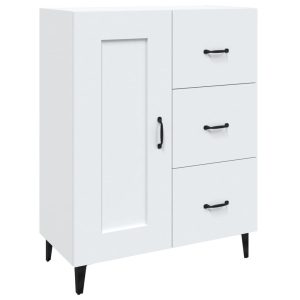 Komoda Szafka Stolik Półki do Salonu Pokoju Biała 69.5x34x90 cm 764681 Komoda Szafka Stolik Półki do Salonu Pokoju Biała 69.5x34x90 cm 764681