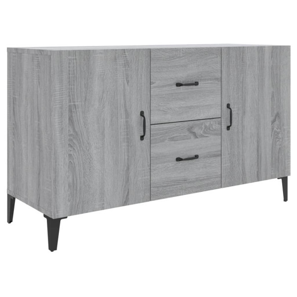 Komoda Szafka Stolik Półki Do Salonu Pokoju Szary Mat 100x36x60 cm 769657