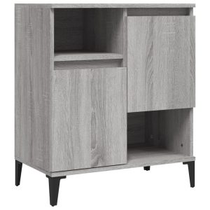 Komoda Szafka Stolik Półki Do Salonu Pokoju Szary Mat 60x35x70 cm 766559 Komoda Szafka Stolik Półki Do Salonu Pokoju Szary Mat 60x35x70 cm 766559