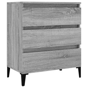 Komoda Szafka Stolik Półki Do Salonu Pokoju Szary Mat 60x35x70 cm 766548 Komoda Szafka Stolik Półki Do Salonu Pokoju Szary Mat 60x35x70 cm 766548