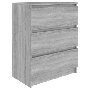 Komoda Szafka Stolik Półki Do Salonu Pokoju Szary Mat 60x35x76 cm 766540 Komoda Szafka Stolik Półki Do Salonu Pokoju Szary Mat 60x35x76 cm 766540