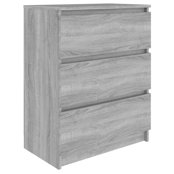 Komoda Szafka Stolik Półki Do Salonu Pokoju Szary Mat 60x35x76 cm 766540