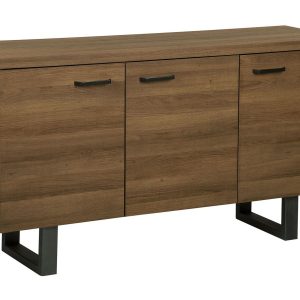Komoda szafka trzydrzwiowa ciemne drewno 193050 Komoda szafka trzydrzwiowa ciemne drewno 193050