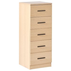 Komoda szafka z 5 szufladami jasnobrązowa 879900 Komoda szafka z 5 szufladami jasnobrązowa 879900