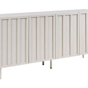 Komoda szafka z drzwiami 160 cm MDF jasnobeżowa 893432 Komoda szafka z drzwiami 160 cm MDF jasnobeżowa 893432