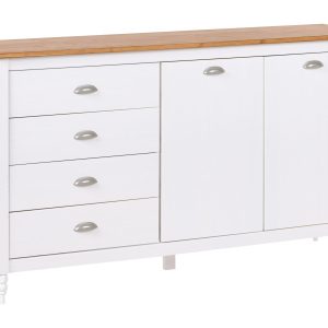 Komoda szafka z szufladami biała 602226 Komoda szafka z szufladami biała 602226
