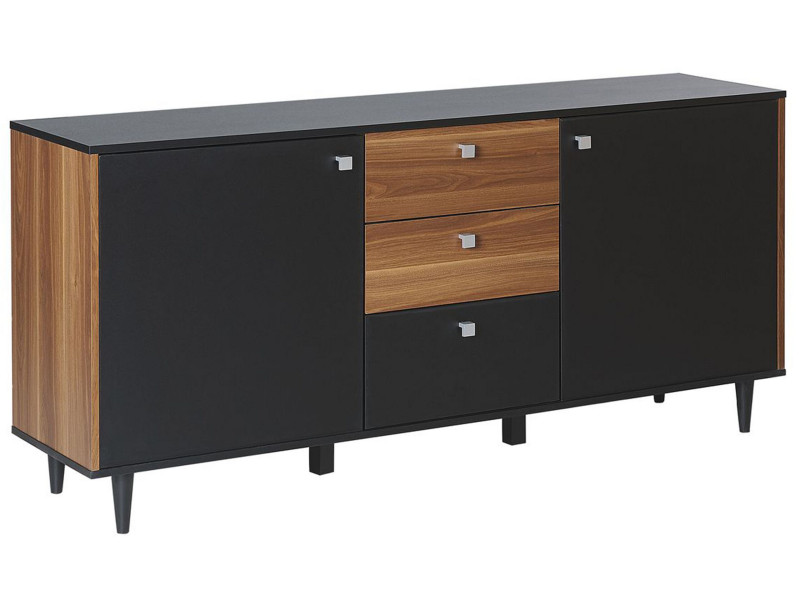 Komoda szafka z szufladami czarna 70308