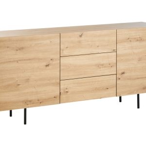 Komoda szafka z szufladami jasne drewno 566988
