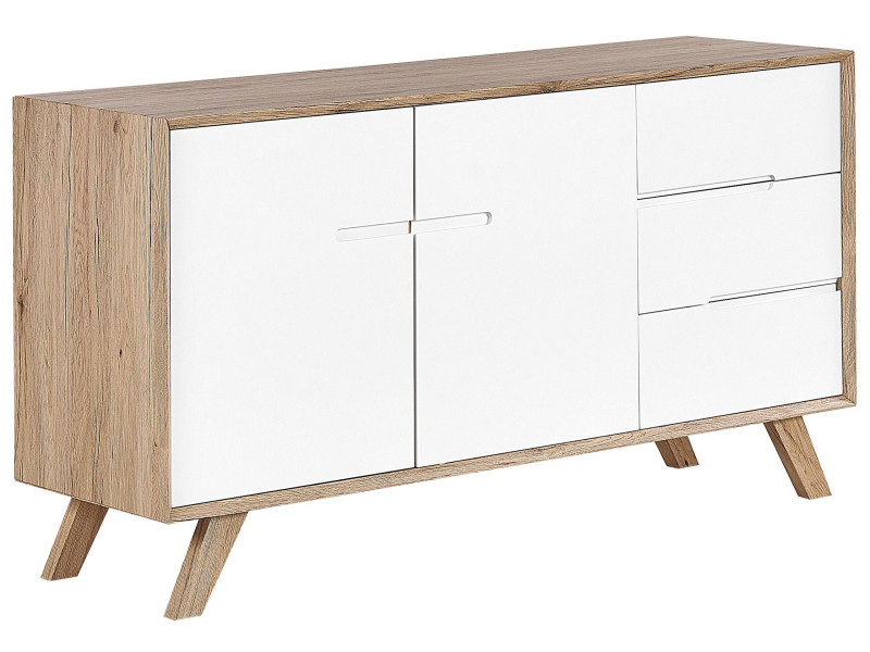 Komoda szafka z szufladami jasne drewno 70329