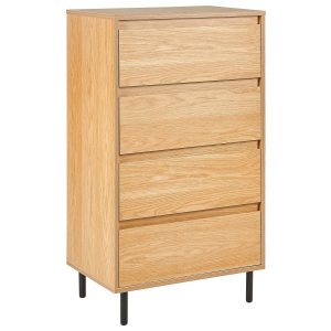 Komoda szafka z szufladami jasne drewno 135291
