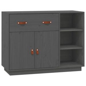 Komoda Szary Drewno sosnowe vidaXL 148324