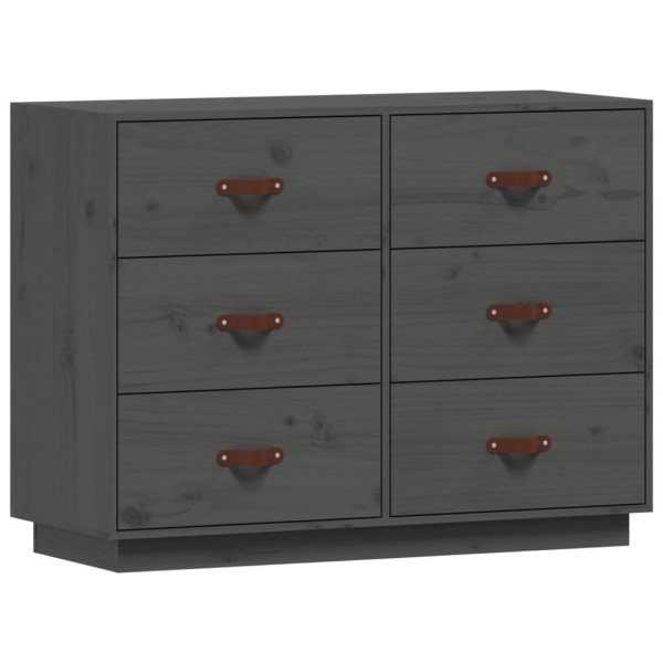 Komoda Szary Drewno sosnowe vidaXL 317403