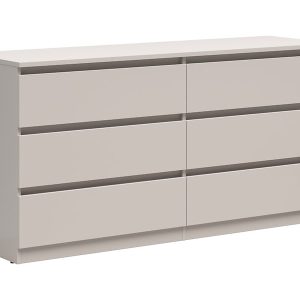 Komoda Tetrix 150 cm z 6 szufladami kaszmir 823880 Komoda Tetrix 150 cm z 6 szufladami kaszmir 823880