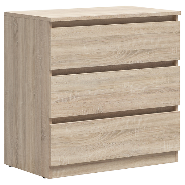 Komoda Tetrix 75 cm z 3 szufladami dąb sonoma 74050