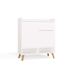 Komoda Topeshop Colin 80x92x35 cm biała 729507 Komoda Topeshop Colin 80x92x35 cm biała 729507