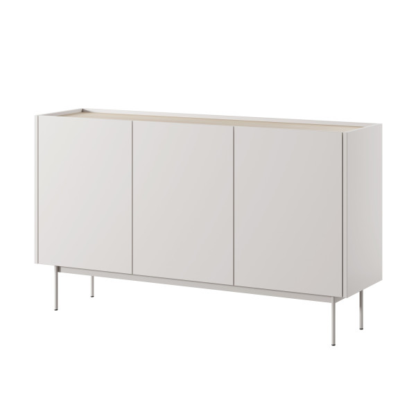 Komoda trzydrzwiowa COLOR 144 cm kaszmir jasny beżowy 329106