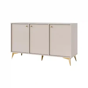 Komoda trzydrzwiowa do salonu Sakai 1 3F T813 Beżowy 716928 Komoda trzydrzwiowa do salonu Sakai 1 3F T813 Beżowy 716928