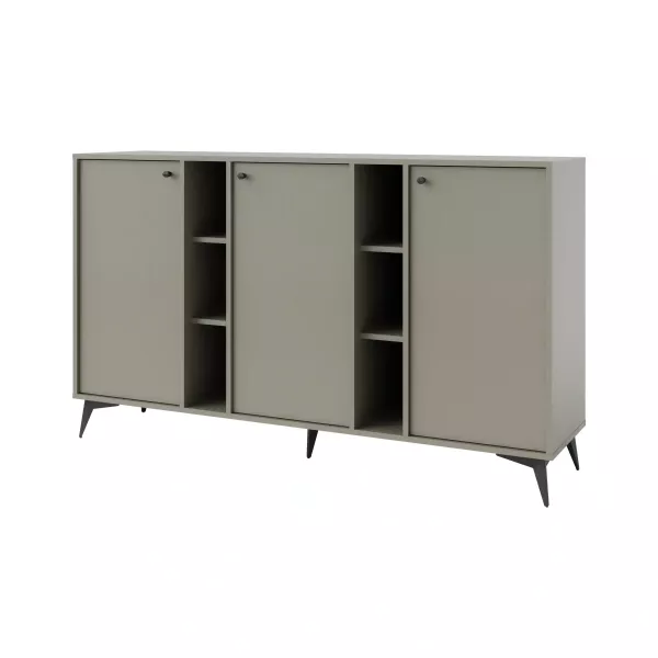 Komoda trzydrzwiowa do salonu Sakai 1 3F T823 Eukaliptus 748712