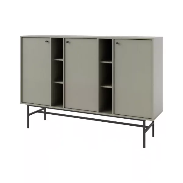 Komoda trzydrzwiowa do salonu Sakai 3 3F T823 Eukaliptus 748706