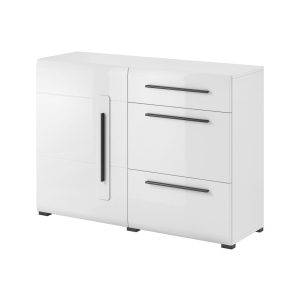 Komoda TULSA 1D3S 120 biała połysk 185805