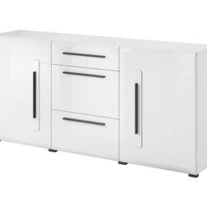 Komoda TULSA 2D3S 180 biała połysk 185806