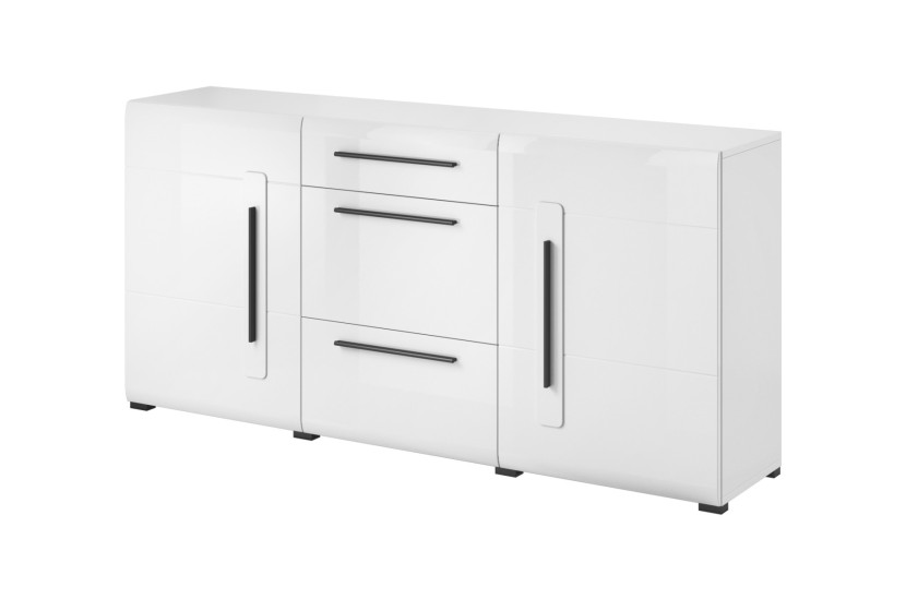 Komoda TULSA 2D3S 180 biała połysk 185806