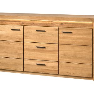 Komoda Velvet-47 181 cm z 2 drzwiami i 3 szufladami dąb natura 371246 Komoda Velvet-47 181 cm z 2 drzwiami i 3 szufladami dąb natura 371246