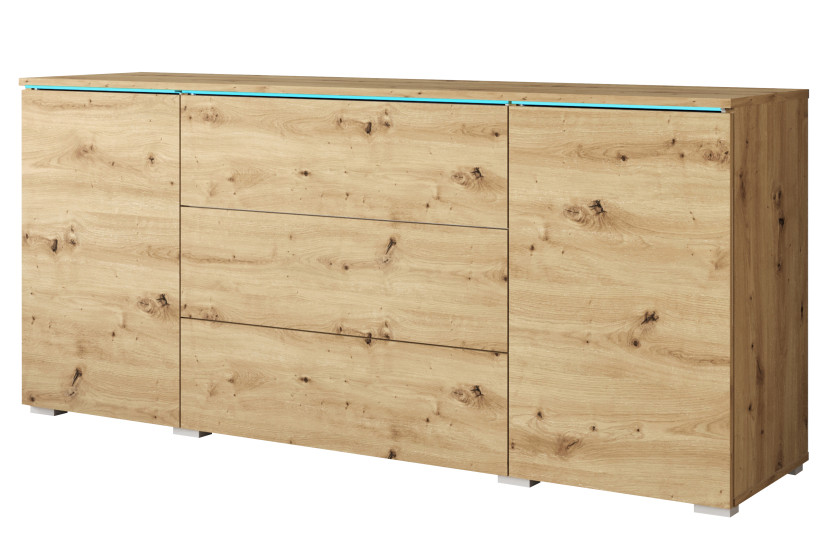 Komoda VEVE 150 cm w kolorze dąb artisan 351306