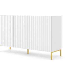 Komoda WAVE 150 cm 3D frez biały mat 240500 Komoda WAVE 150 cm 3D frez biały mat 240500