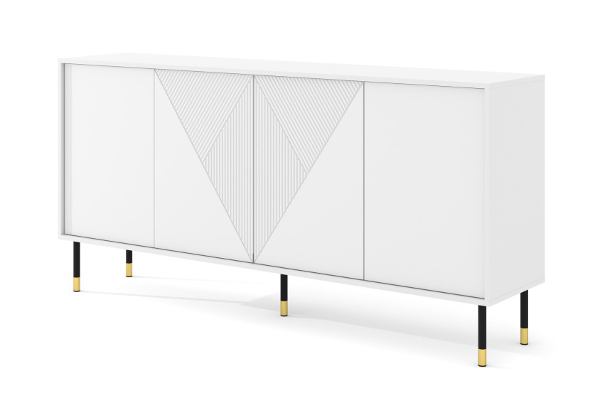 Komoda WOODY 180 cm 4D biały mat 241236