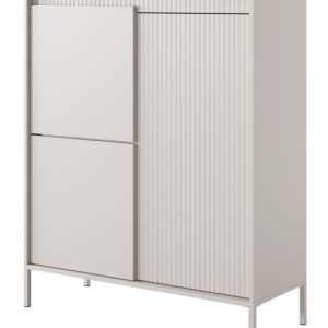 Komoda Wysoka 3D ENSO ryflowana, beżowa 716430 Komoda Wysoka 3D ENSO ryflowana, beżowa 716430