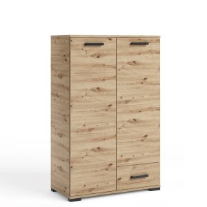 Komoda wysoka 80 cm do salonu FIORA dąb artisan 995260 Komoda wysoka 80 cm do salonu FIORA dąb artisan 995260