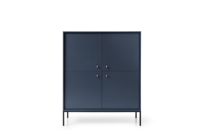 Komoda wysoka MONO MK104 z czarną ramą 300487