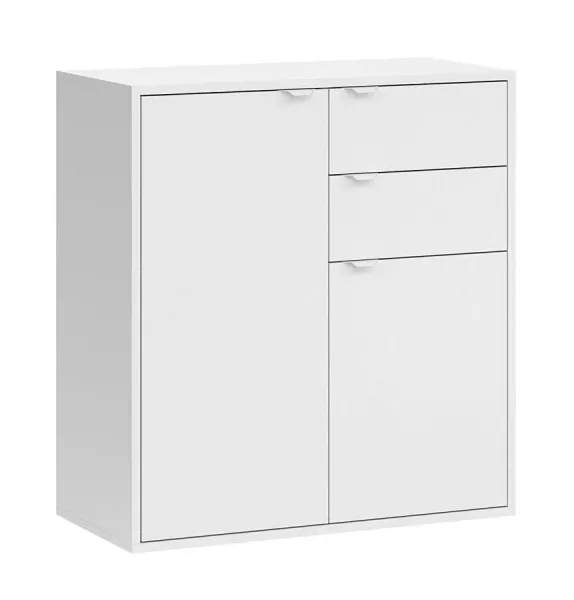 Komoda z 2 szufladami i drzwiczkami - Zelo 692286