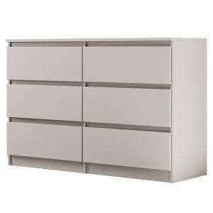 Komoda z 6 szufladami Kaszmir LEMON 120 CM 1031253 Komoda z 6 szufladami Kaszmir LEMON 120 CM 1031253