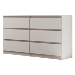 Komoda z 6 szufladami Kaszmir LEMON 140 CM 1031257 Komoda z 6 szufladami Kaszmir LEMON 140 CM 1031257