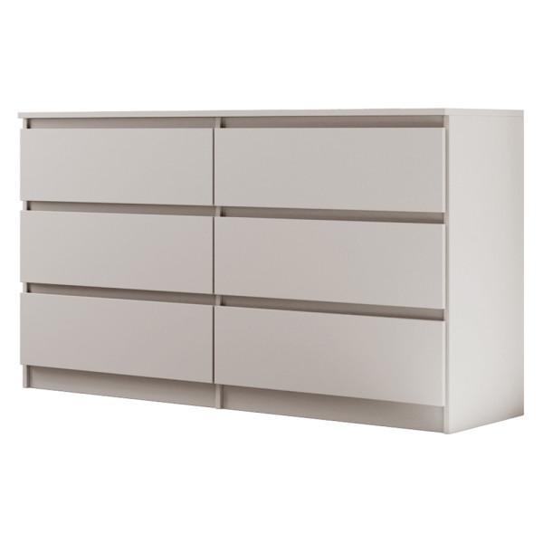 Komoda z 6 szufladami Kaszmir LEMON 140 CM 1031257