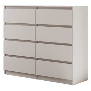 Komoda z 8 szufladami Kaszmir LEMON 120 cm 1031250